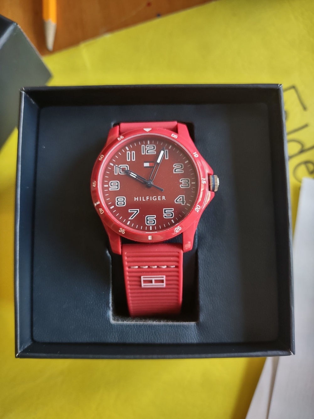 Tommy Hilfiger Red Sport Watch